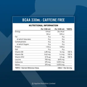 BCAA CAFFEINE FREE 330ml